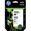 HP 950XL 951 Color Ink Cartridges, C/M/Y, Combo Pack (C2P01FN)
