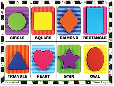 melissa and doug geometric shapes puzzle