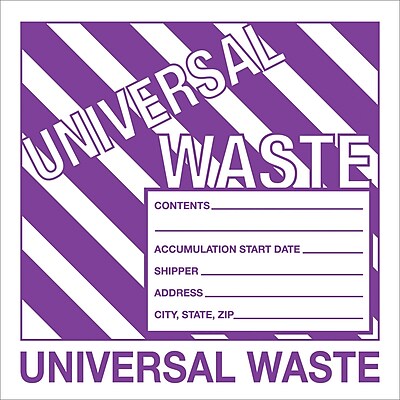 Tape Logic™ Universal Hazardous Waste Label, 6