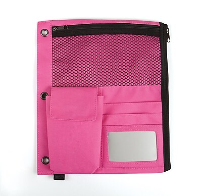 Staples Full Binder Pencil Pouch Pink 24202
