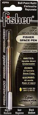Fisher Space Pen Pressurized Ballpoint Ink Refill Medium Point Black Ink Each