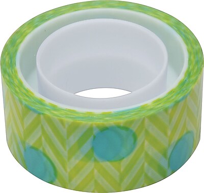 Scotch Expressions Magic Tape Blue Green Pattern 3 4 x 300