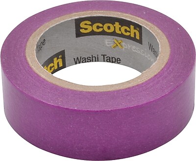 Scotch Expressions Washi Tape Purple 3 5 x 393