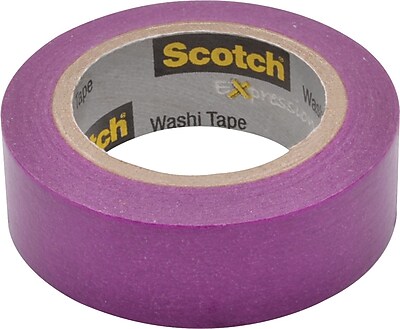 Scotch Expressions Washi Tape Purple 3 5 x 393