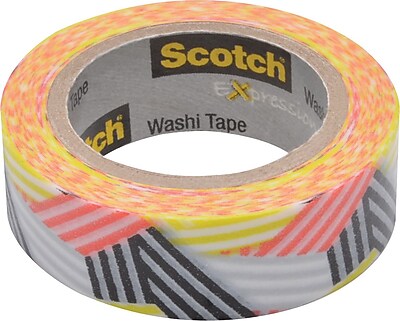 Scotch Expressions Washi Tape Wrapped 3 5 x 393