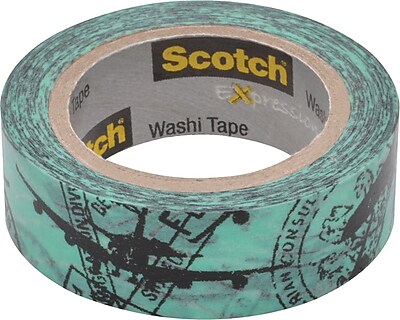 Scotch Expressions Washi Tape Airplane 3 5 x 393