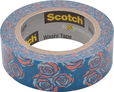 Scotch Expressions Washi Tape Vintage Rose 3 5 x 393