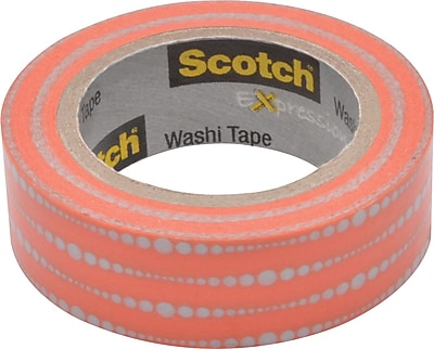 Scotch Expressions Washi Tape Bubble Dots 3 5 x 393