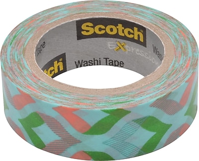 Scotch Expressions Washi Tape Peachy Mint 3 5 x 393