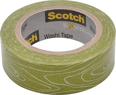 Scotch Expressions Washi Tape Woodgrain 3 5 x 393