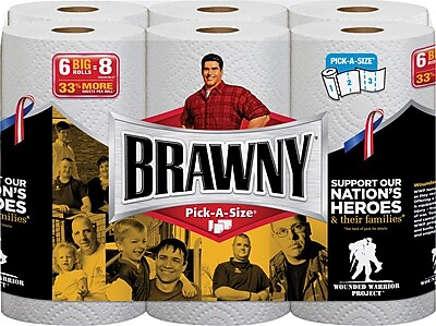 brawny 6 rolls