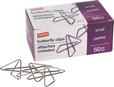 Staples Small Ideal Butterfly Clamps