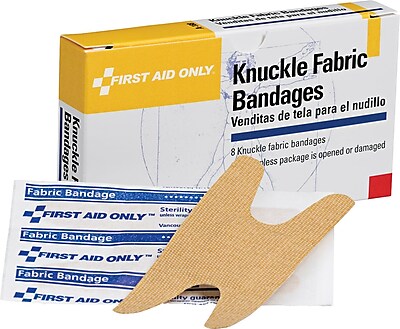 First Aid Only Knuckle Bandage Fabric 8 Box A188