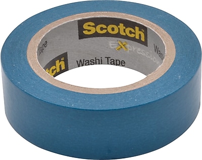 Scotch Expressions Washi Tape Blue 3 5 x 393