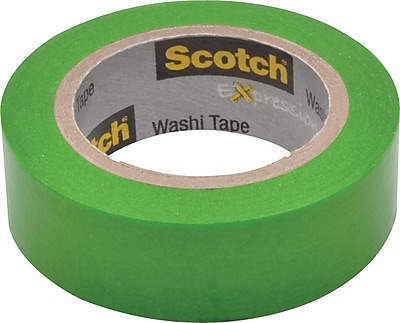 Scotch Expressions Washi Tape Green 3 5 x 393