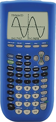 Guerilla Blue Silicone Cover for TI 84 Plus Graphing Calculator