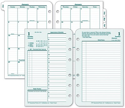 Franklin Covey® 2015 Original 2-Pages-Per-Day Daily Planning Pages, Jan ...