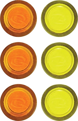 Staples Translucent Magnets 6 Pack
