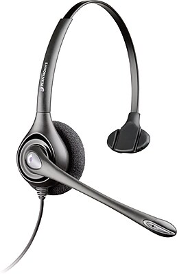 headset plantronics noise supra canceling mic monaural plus staples reviewsnapshot write num average rating