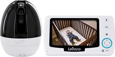 Levana Stella 4.3 PTZ Digital Baby Video Monitor with Talk to Baby Intercom