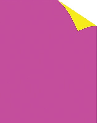 Staples® Two Cool Fluorescent Pink/Canary Poster Board, 22"x28" | Staples®
