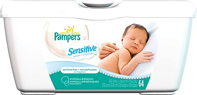 Pampers Wipes Sensitive Tub 64 tub