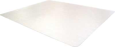 Floortex Phthalate Free 48 x36 PVC Chair Mat for Carpet Rectangular PF119225EV