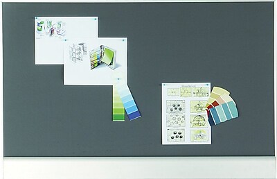 Polarity Mesh Bulletin Board 72 x 46 Aluminum Frame