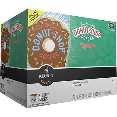 Keurig K-Cup Coffee People Original Donut Shop Coffee, Regular, 36 Pack