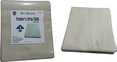 Dirt Defense Painter s drop cloth 4ft x 12ft