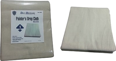 Dirt Defense Painter s drop cloth 4ft x 12ft