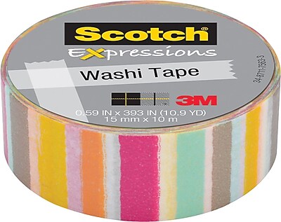 Scotch Expressions Washi Tape Blurred Lines 3 5 x 393