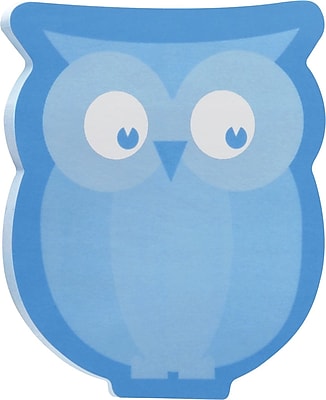 Post it Owl Shaped Die Cut Memo Cube 2 Pads Pack