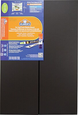 Elmer s Premium Display Boards Black 48 x 36 12 Ct