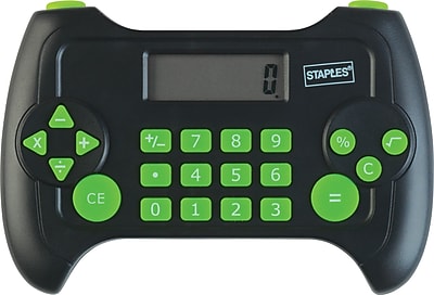 Staples 8 digit Game Controller Game Calculator 43113