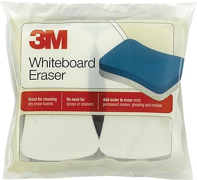 3M Whiteboard Eraser for Whiteboards 2 Pack