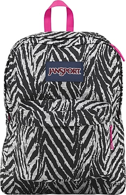 Jansport Superbreak Gray Animal Print Backpack (T501ZE6)