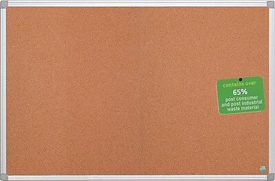 MasterVision Earth Cork Board 4 x6 Alum. Frame