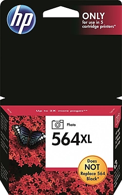 HP 564XL Photo Black Ink Cartridge CB322WN High Yield