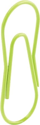 Poppin Paper Clips Box of 50 Lime Green 100416