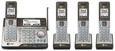 4 Handset Connect to Cell™ Answering System with Dual Caller ID