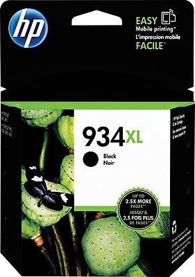 HP 934XL Black Ink Cartridge C2P23AN 140 High Yield