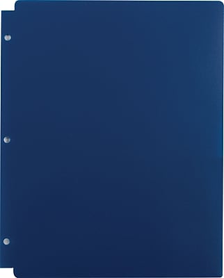 2 Pocket Poly Folder Navy