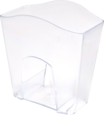 Staples Jumbo Pencil Cup Clear