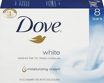 Dove Bar Soap with Moisturizing Cream 4 oz. 8 Bars Pack