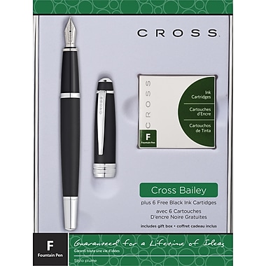 bailey fountain pen cross staples larger