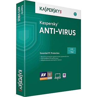 Kaspersky Anti-Virus for Windows (1 User)[Boxed]
