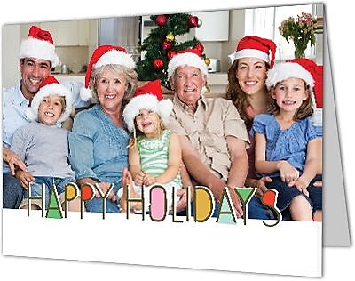 Delivered 5" x 7" Folded Card