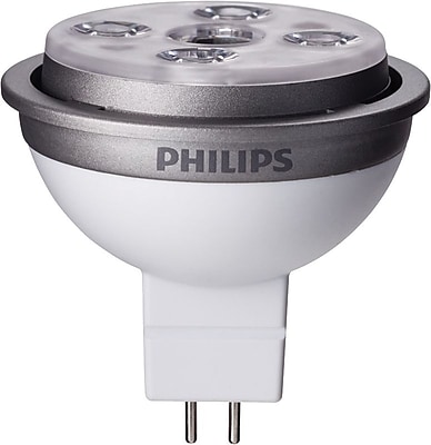 Philips 10 Watt MR16 LED Flood Light Bulb Bright White Dimmable