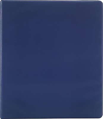 Simply 1 Inch Round 3 Ring Non View Binder Navy 26646